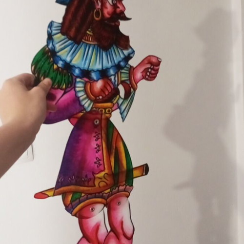 Karagiozis pirate figure, 80-85 cm, plastic