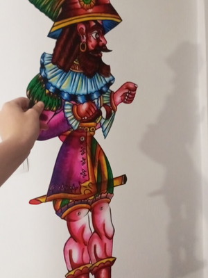 Karagiozis pirate figure, 80-85 cm, plastic