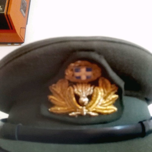 Military cap of reserve army officer 1976 used