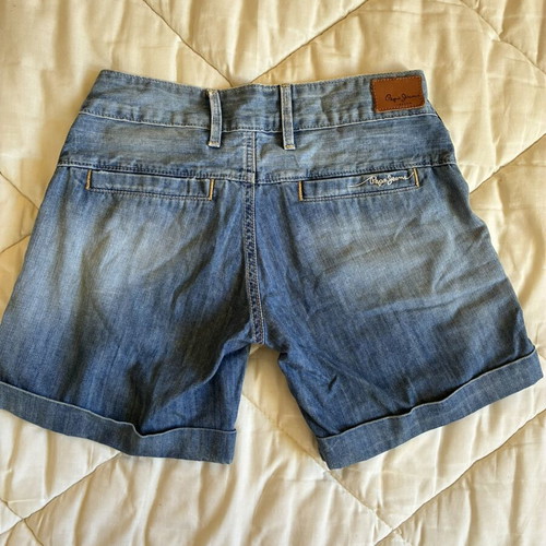 Pepe Jeans New Frisky Y2K denim shorts size S blue vintage like new
