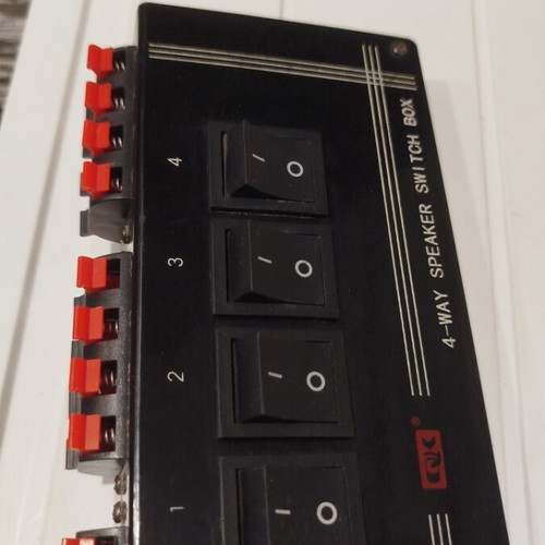 4-Way Speaker Switch Box like new, external