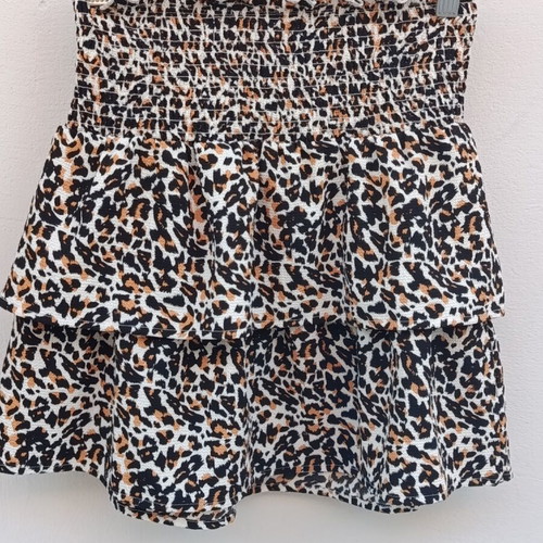 Leopard skirt Name It 11 years like new, black and brown