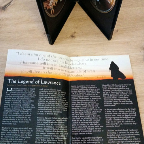 Lawrence of Arabia DVD new, historical with subtitles