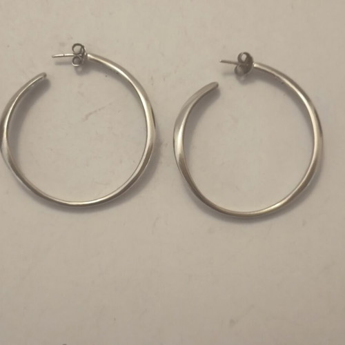 Onar silver 925 hoop earrings