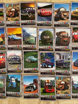 Cars collectible cards used, cars