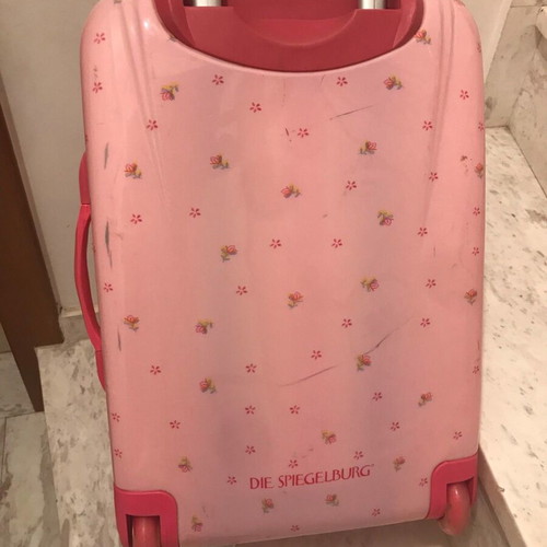 Die Spiegelburg Prinzessin Lillifee Children's Trolley Suitcase Pink 50cm like new