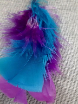 Anemos Feather Earrings with Silver and Moonstone, New