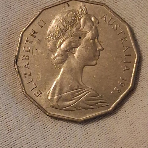 50 Cents Australia 1981 coin, like new