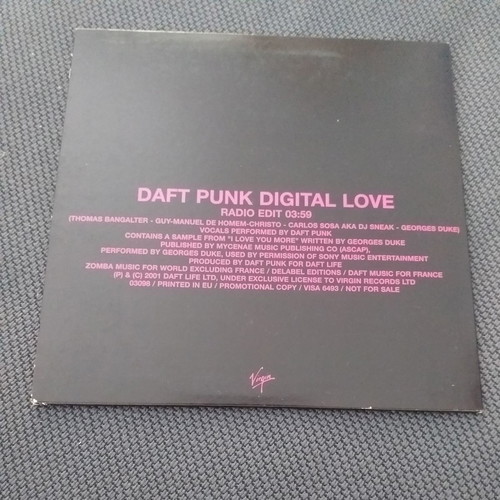 Daft Punk Digital Love CD single new, electronica
