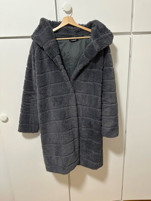 Women's oversize coat like new, gray, size M