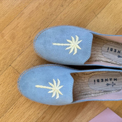 Manebi espadrilles size 37 like new, multicolor