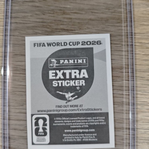 Panini World Cup 2026 Federico Valverde purple extra sticker