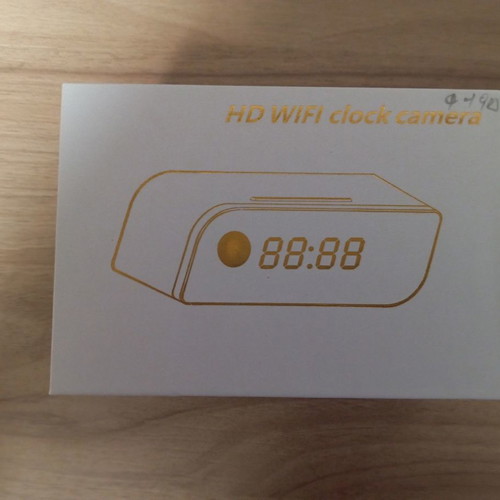 Network Mini IP Wifi Clock Camera used, HD 720P with night vision