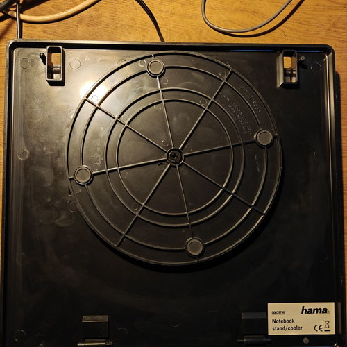 Hama Laptop Stand used with 2 USB Fans