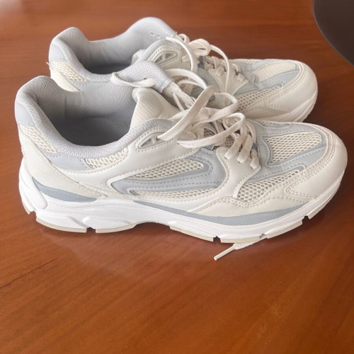 Zara white athletic shoes like new size 38