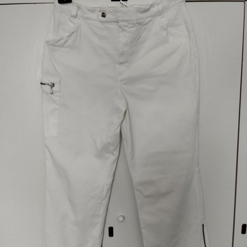 Lecomte Pants New White Size 44 With Zipper