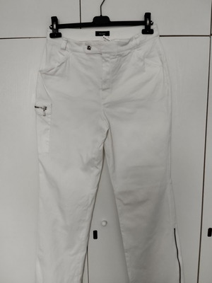 Παντελόνι Lecomte Καινούργιο Άσπρο Νο 44 Με Φερμουάρ