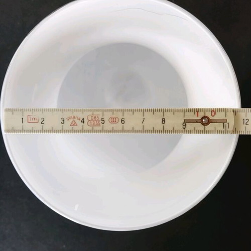 Glass vase like new, height 17 cm