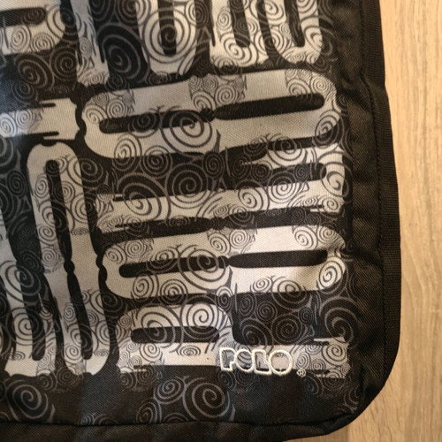 Polo Shoulder Bag Like New Black White