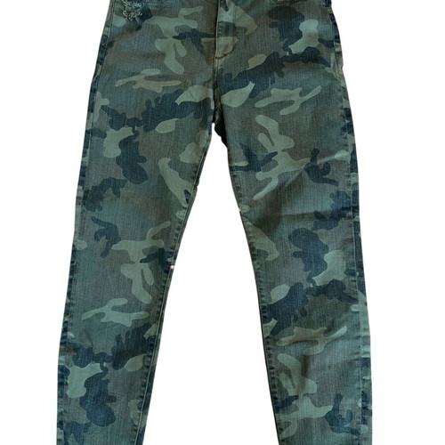 Black Orchid Los Angeles Carmen High Rise Ankle Fray women's jeans like new, green