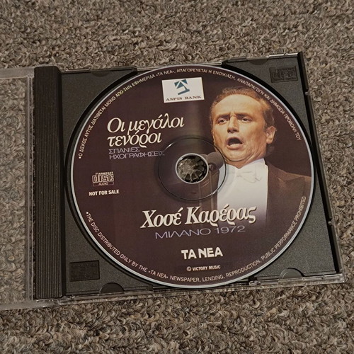 Classical music and opera CD set used, pack of 4 with Maria Callas and Jose Carreras