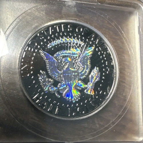 1965 Silver Kennedy Half Dollar Ruthenium & Holo Limited Edition New
