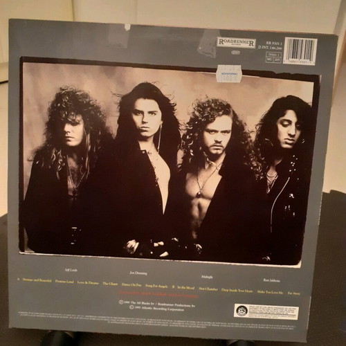 Crimson Glory Strange And Beautiful vinyl LP album 1991 used metal