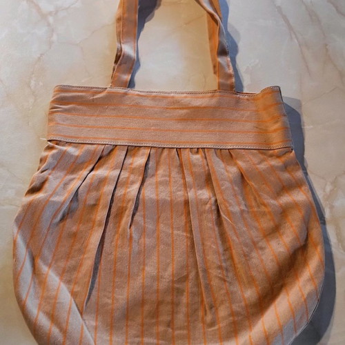 Maya fabric shoulder bag handmade, lightly used