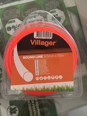 Villager Round Line 3mm x 55m trimmer line new, sealed