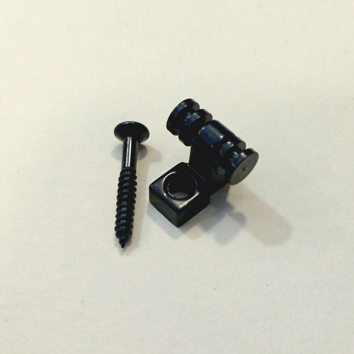 Roller String Tree for Electric Guitar with Screw, Black