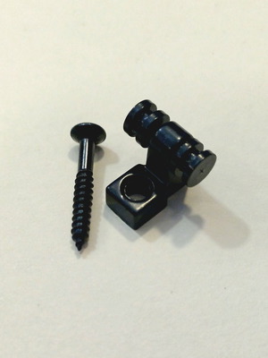 Roller String Tree for Electric Guitar with Screw, Black