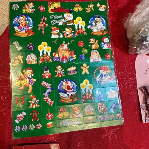 Christmas assorted items new with Santa Claus costume set