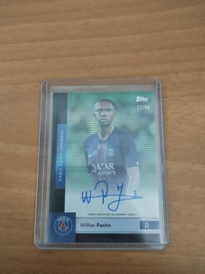 William Pacho autograph like new