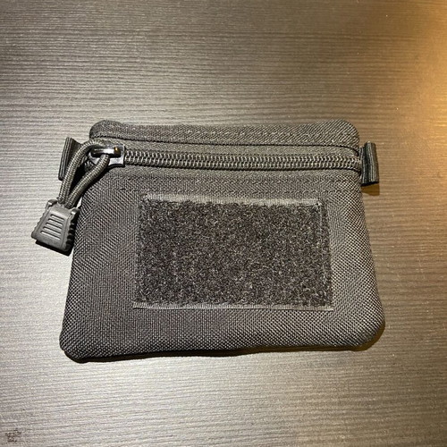 EDC Mini Pouch Pocket Organizer 11x13cm like new, black