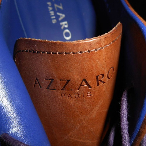 Azzaro Outino elegant brown shoes size 44 new