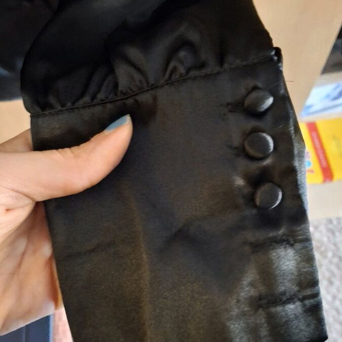 More&More satin shirt black, like new, size 42