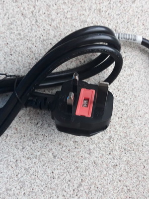 Power cable for UK plug new for printers