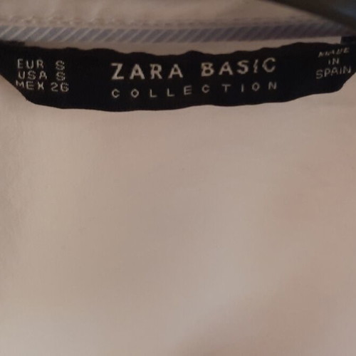Zara women's white shirt size S