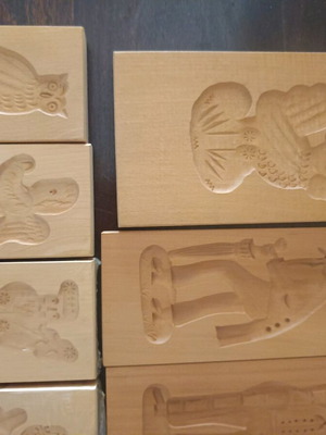 Ξύλινα καλούπια διάφορες φιγούρες σαν καινούργια
