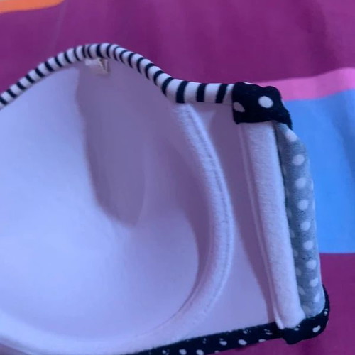 Bikini tops set size M like new, pink and blue