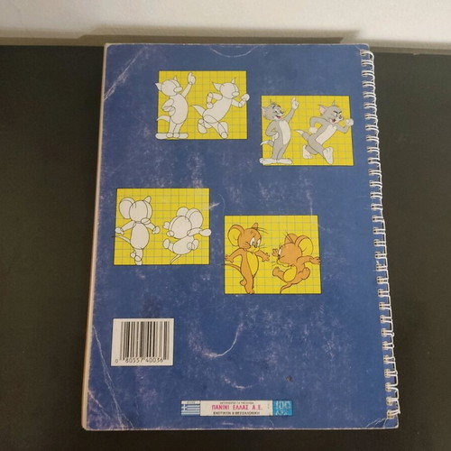 Collectible spiral album Panini Tom & Jerry 1990 used