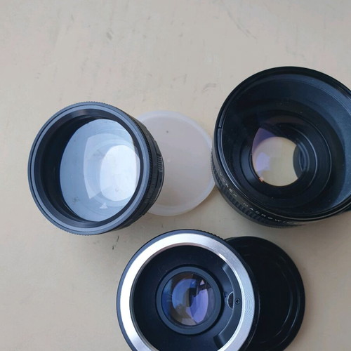Itorex Macrowider, Auto Tele Converter 2X and Kaligar retro photo lens set