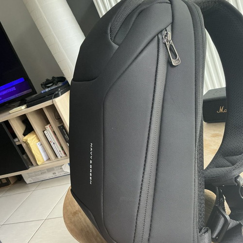 Navy & Green Backpack like new