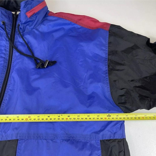 Vintage Shamp men's windbreaker size M like new, multi 90s