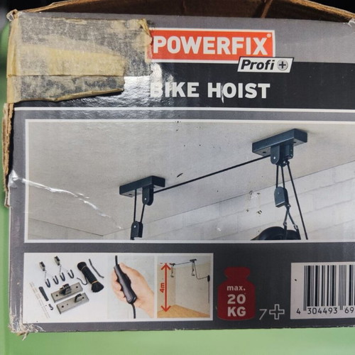 Bike hoist powerfix new lifting mechanism for bicycles up to 20 kg
