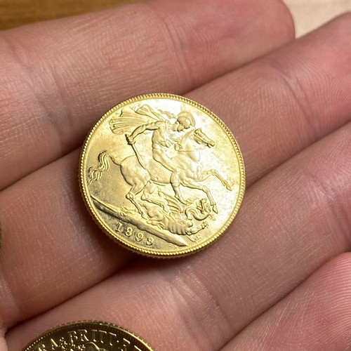 Lira replica gold-plated Victoria Regina 1899 new