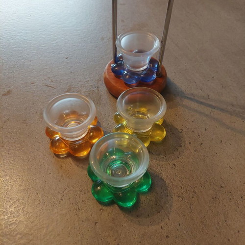 Family egg holder set used, minimally used condition