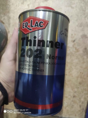ER-LAC Acrylic Thinner 202 Normal 1lt New
