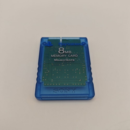 Sony PlayStation 2 Memory Card Clear Blue