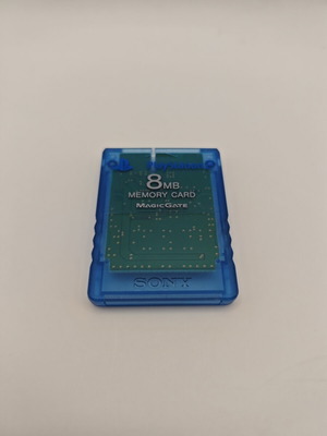 Sony PlayStation 2 Memory Card Clear Blue